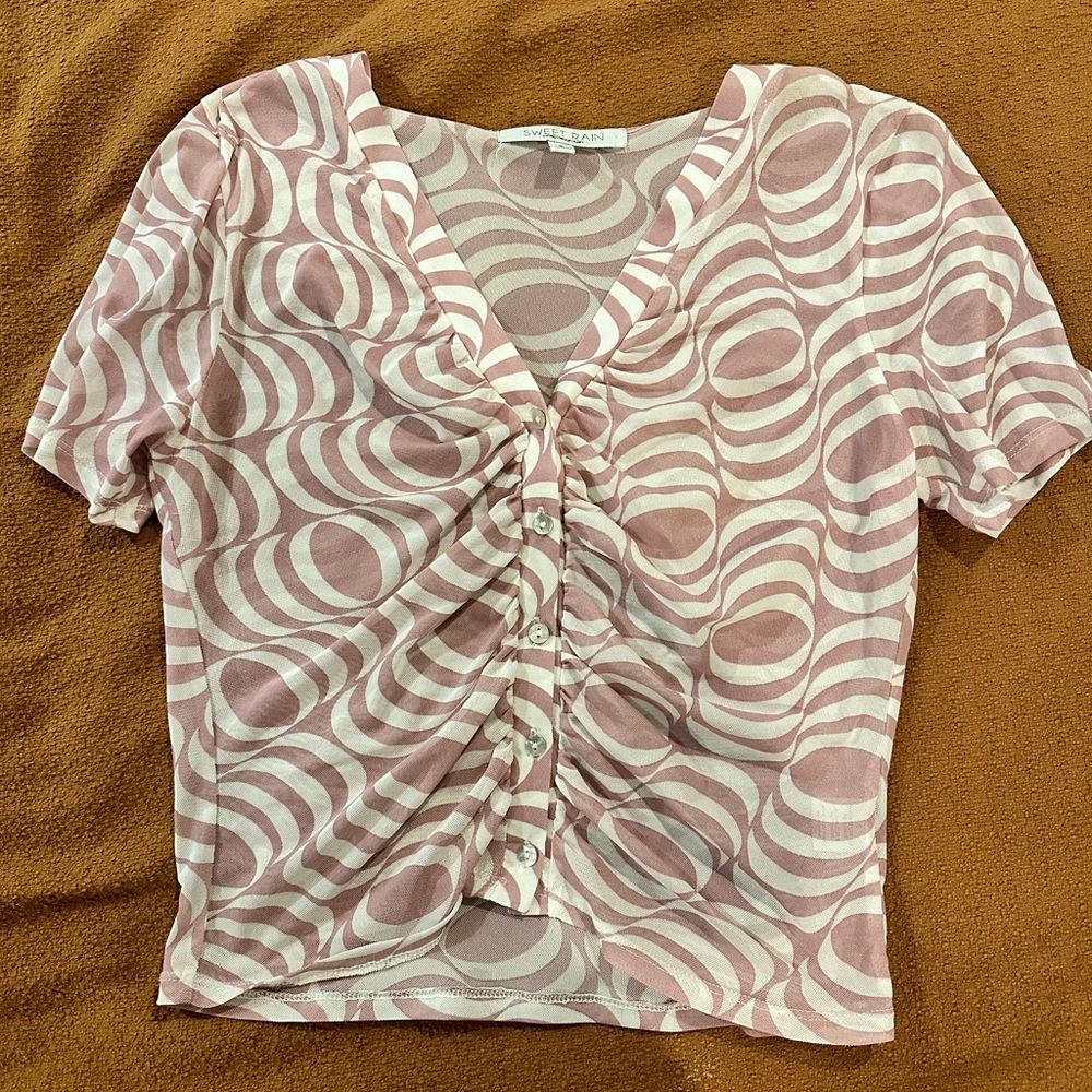 Sweet Rain Mesh top
